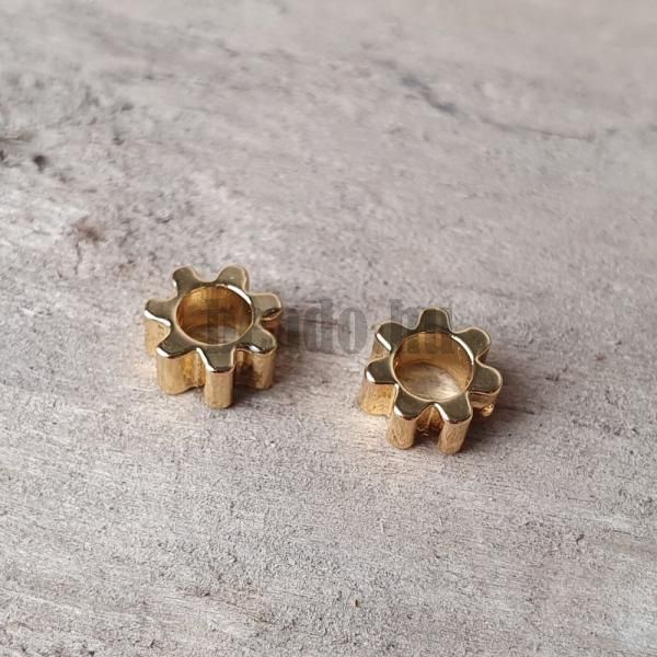 Virg gyngy 6x3mm arany