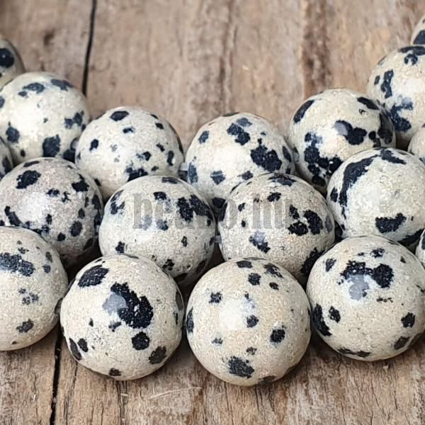 Dalmata jspis gyngyk 10 mm zsinr